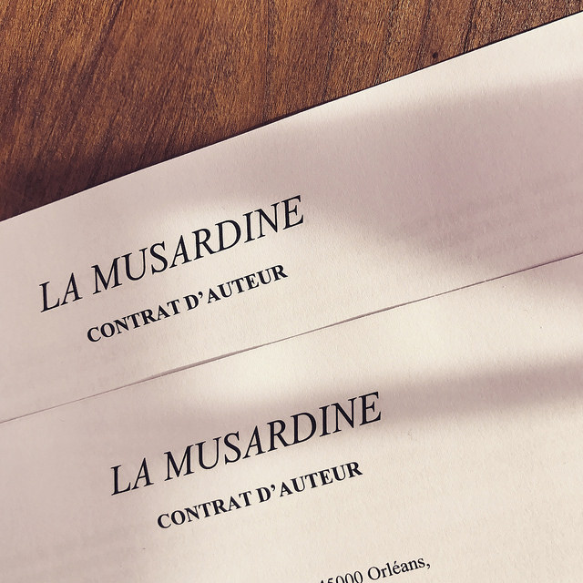 Contrat d'auteur La Musardine