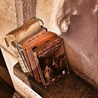 Des livres abandonnés...